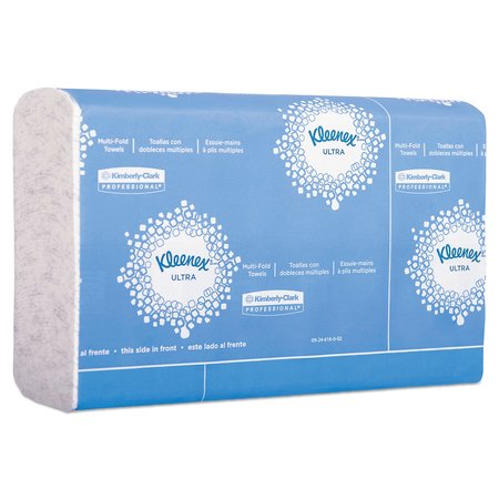 KLEENEX Reveal Multifold Paper Towels, 2 Ply, 150 Sheets, White, 16 PK 46321